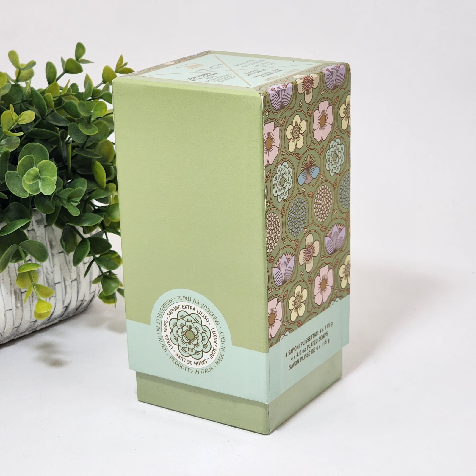 Saponerie Mario Fissi Seaweed with Olive Oil Soap Bar 4 x 4 oz Each Sealed