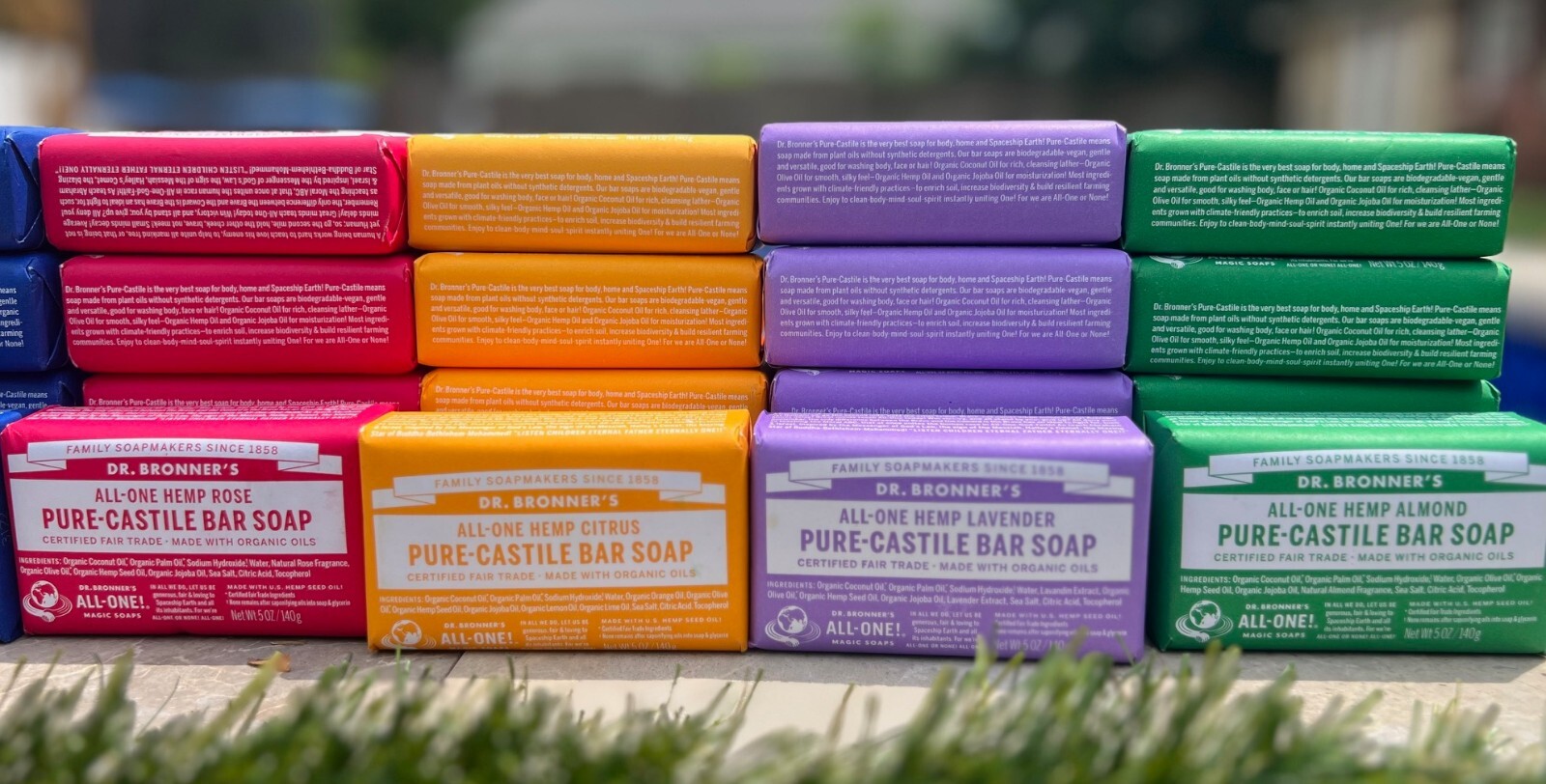 Dr. Bronner’s Pure-Castile Bar Soap, 5oz. – YOU CHOOSE SCENT