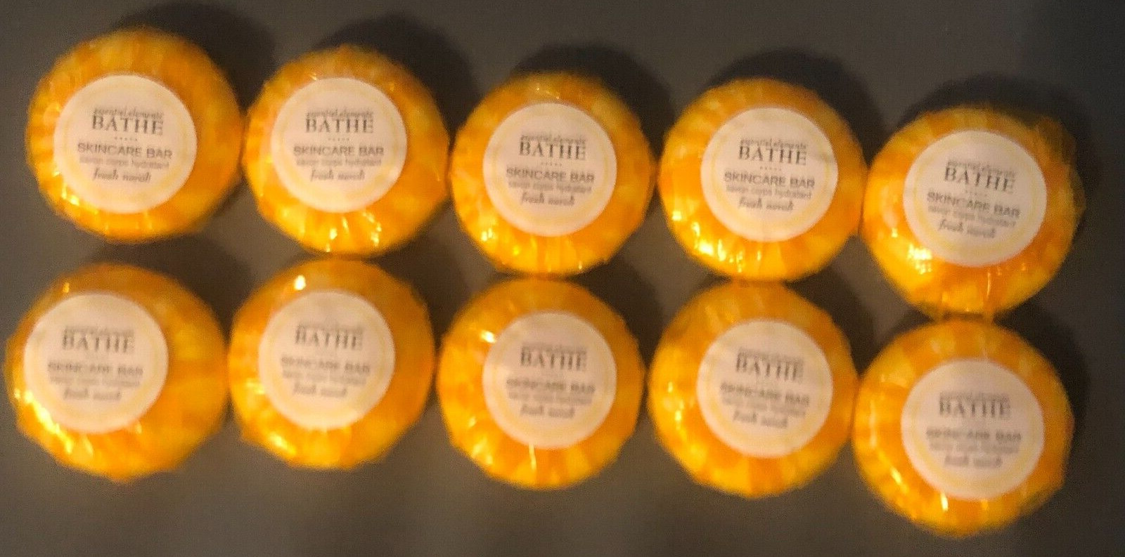 Lot of 10 Essential Elements Bathe Skin Care Bar Soap Travel Size Fresh Neroli