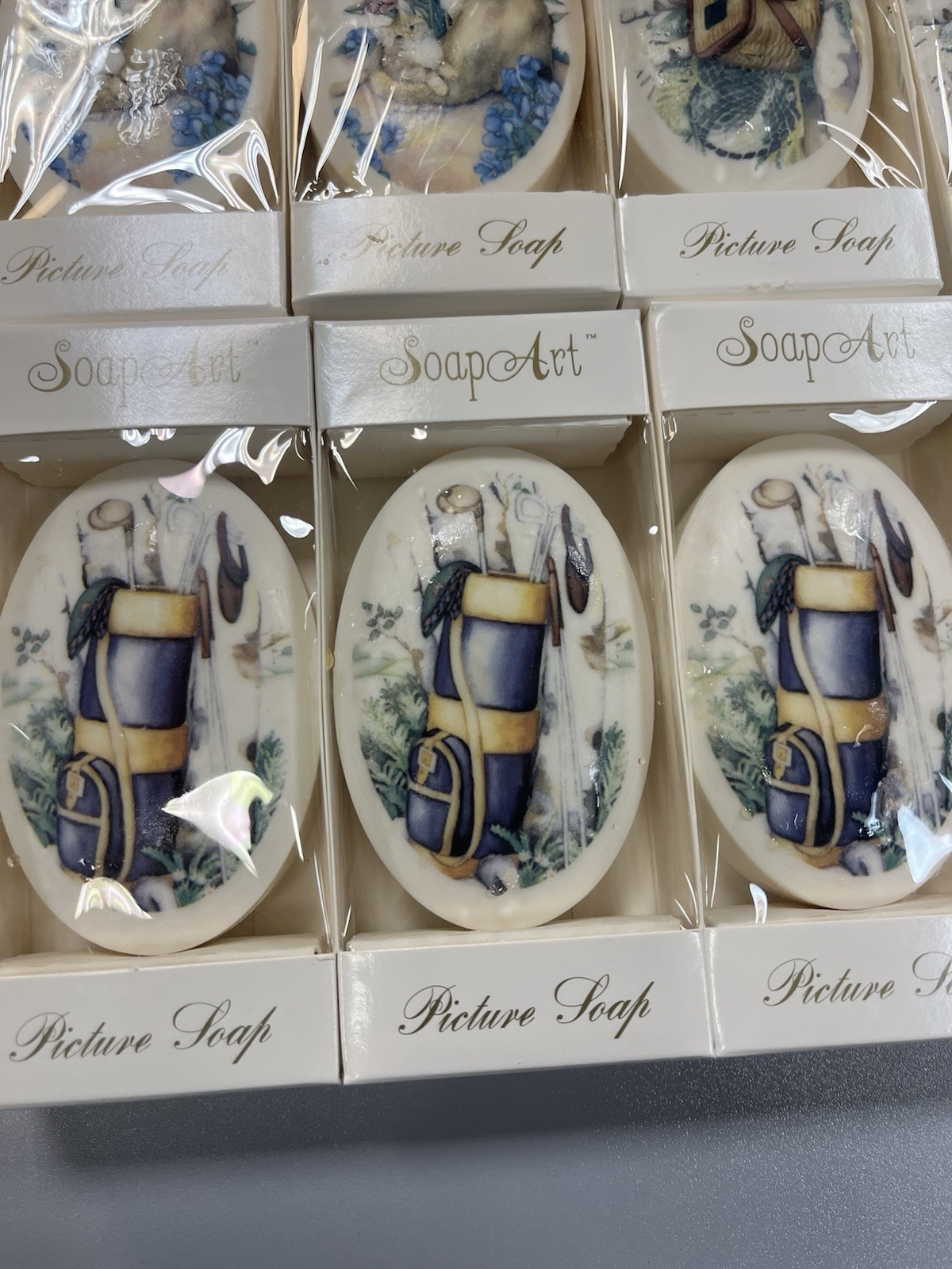 Set Of 12 Soap Art Picture Soaps