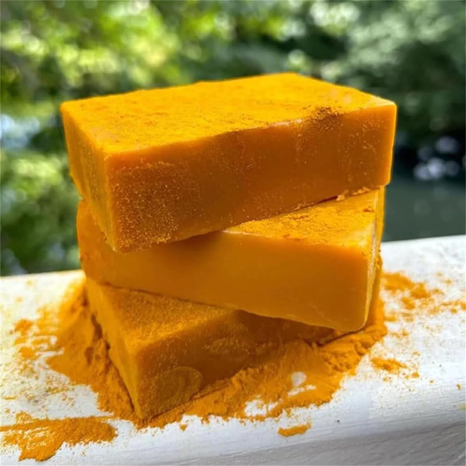 Lemon Turmeric Soap Tablets, Lemon Turmeric Kojic Acid Soap for Dark Spots, Faci