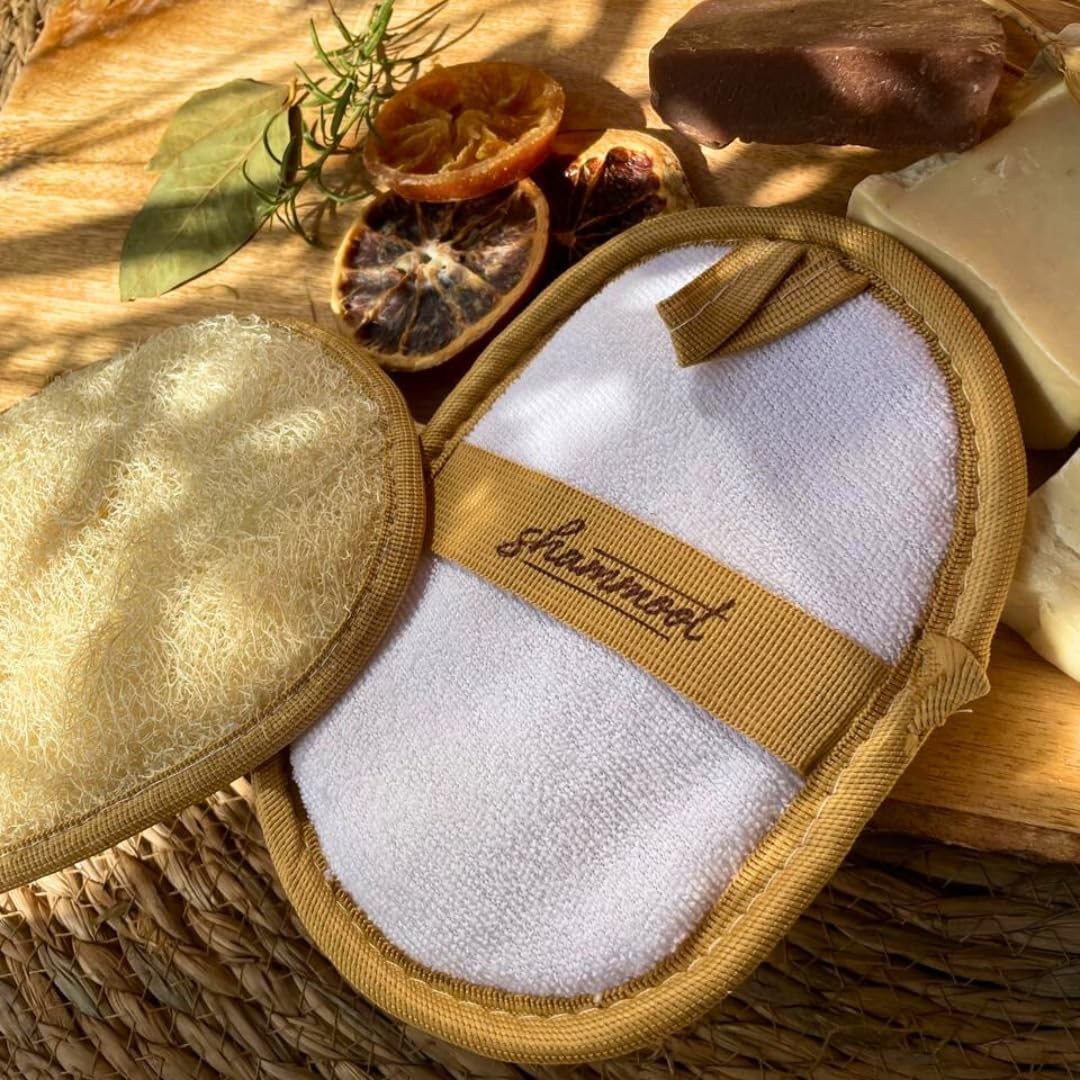 Natural Loofah Exfoliating Body Scrubber – Jordanian Natural Loofah Sponge
