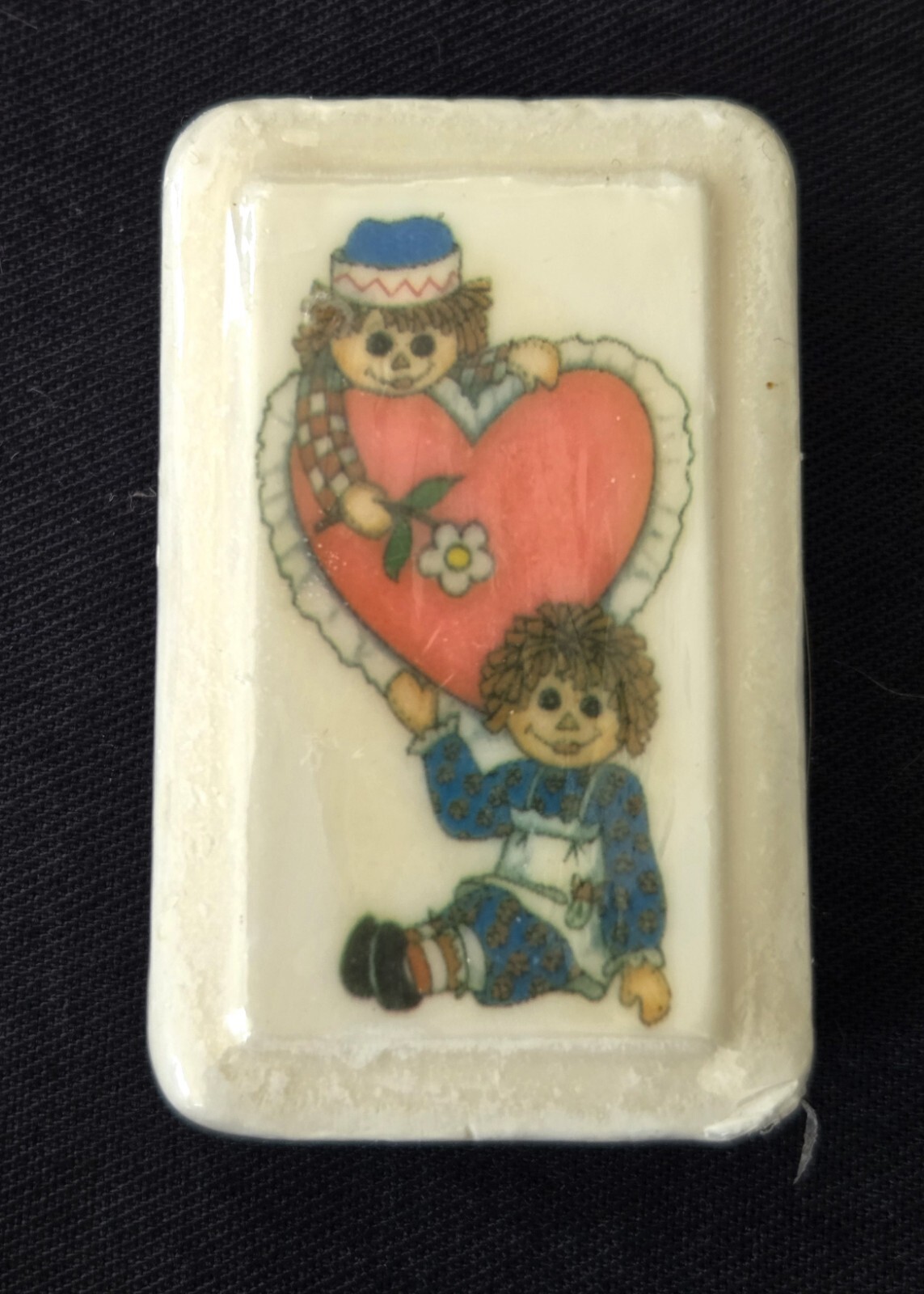 Vintage Katherine Gray Raggedy Ann and Andy Unused Soap Bar, 1.5 oz