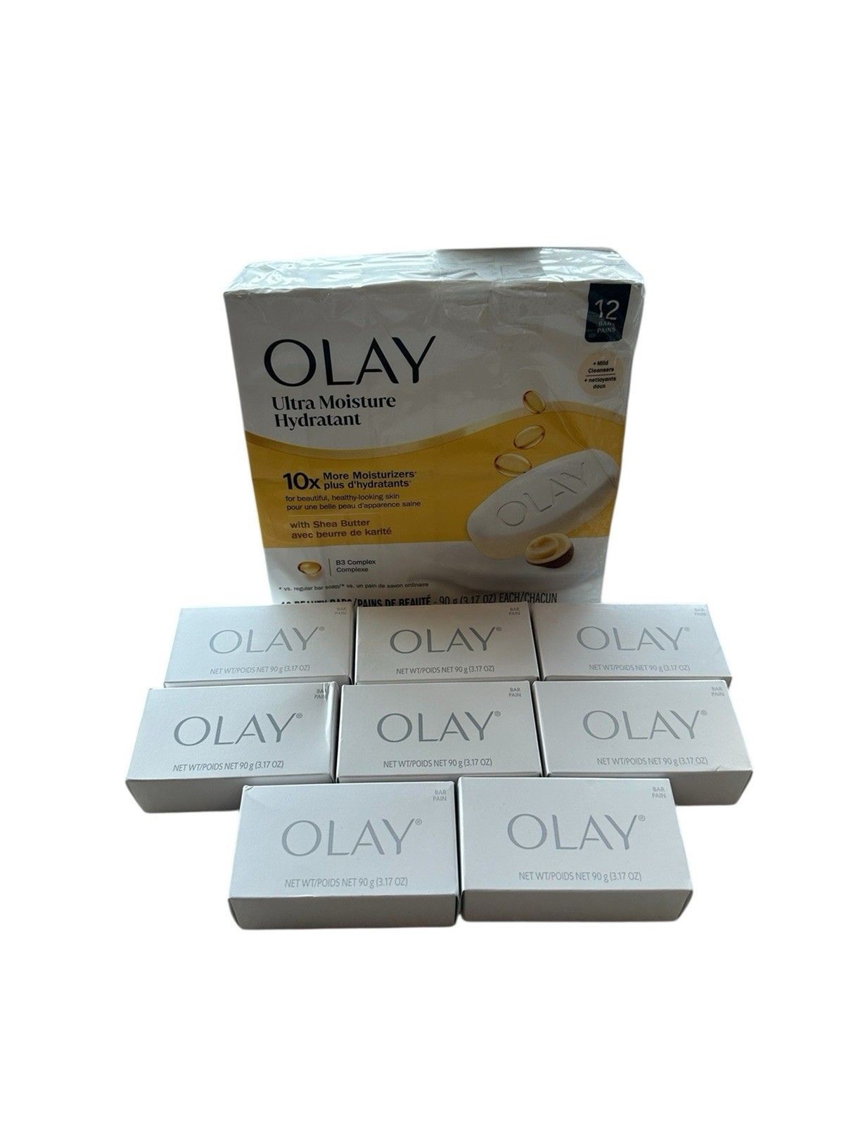 Lot Of 20 Olay Beauty Bar Soap Shea Butter & B3 Complex