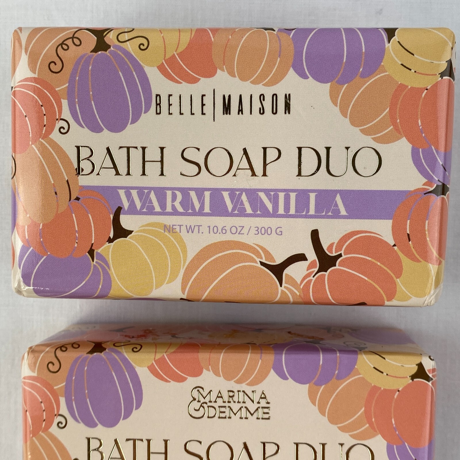 Belle Maison + Marina & Demme Bar Soap Warm Vanilla LOT of 3 EXP 04/02/25 B60