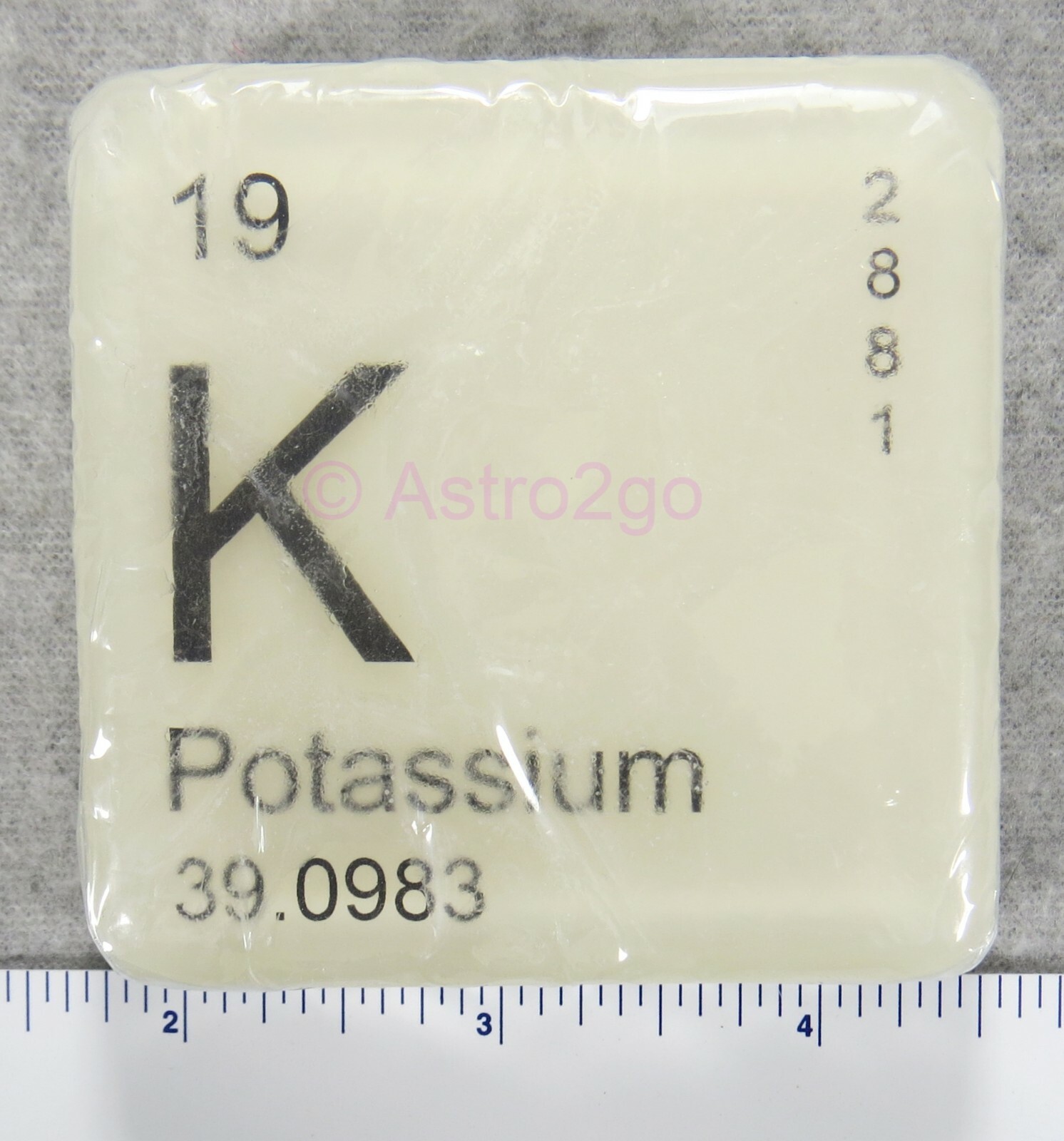 PERIODIC TABLE ELEMENT “K” POTASSIUM NOVELTY HAND BATH SOAP-4 oz JUST BUBBLY NEW