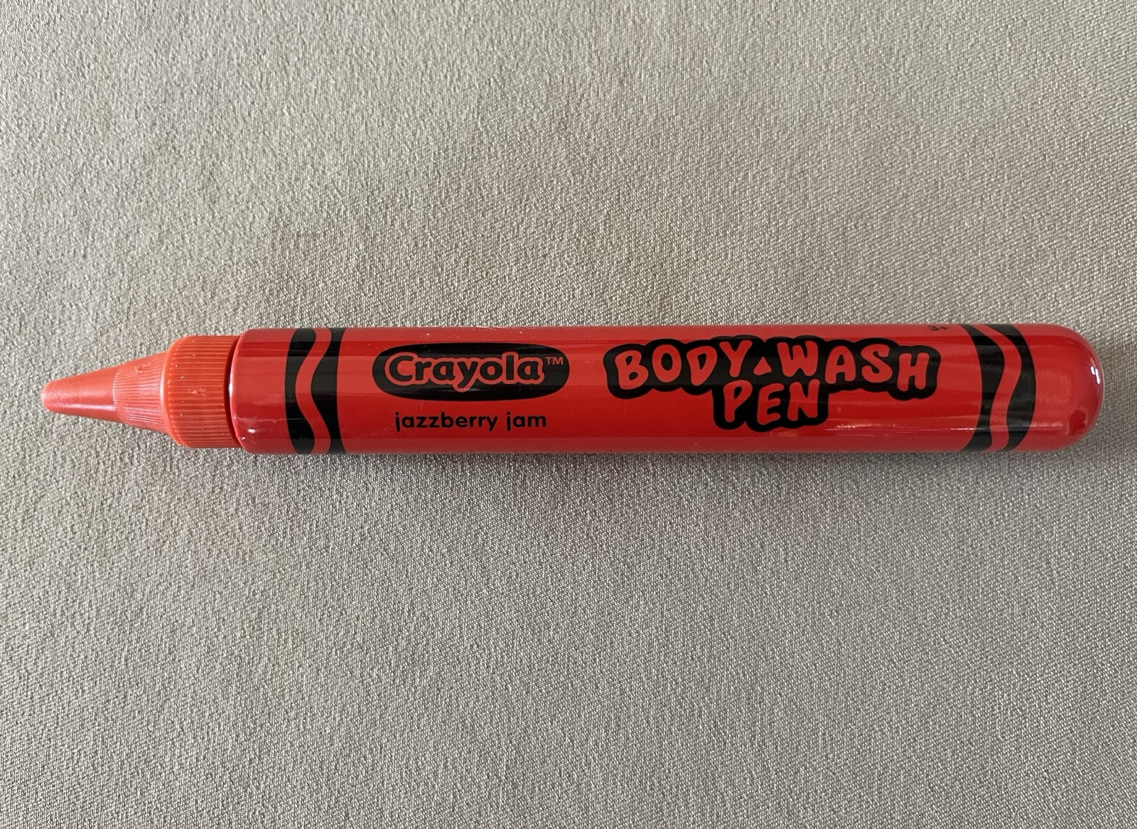 1.9 Oz Crayola Bathtub Body Wash Pen In Jazzberry Jam Red~For Ages 3+, Brand New