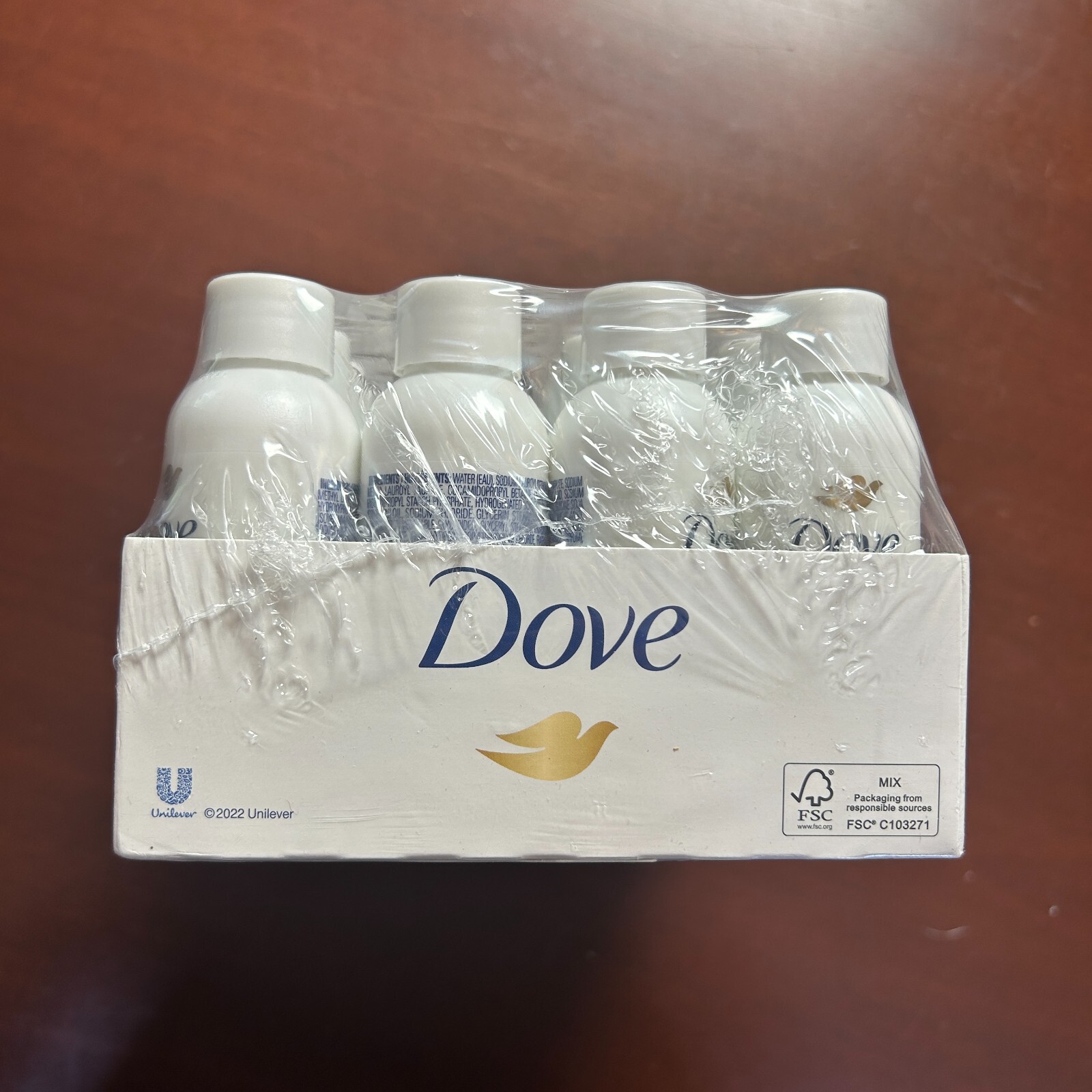 24 Pack Dove Sensitive Skin Moisturizer Body Wash 1.8oz Unscented Sealed!