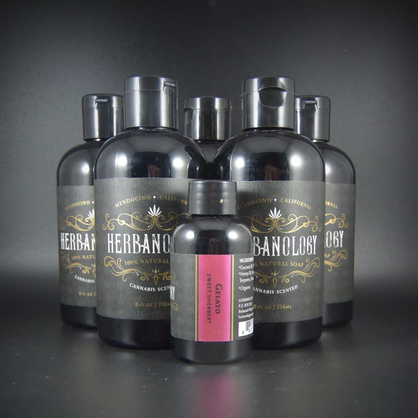 Herbanology 8oz Gelato Organic Liquid Castile All Purpose Soap