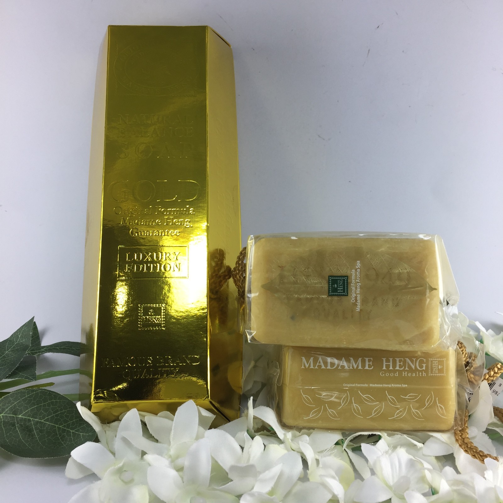 Gift, Madame Heng Original Herbal Natural Balance Bar Soap GOLD Luxury Edition.