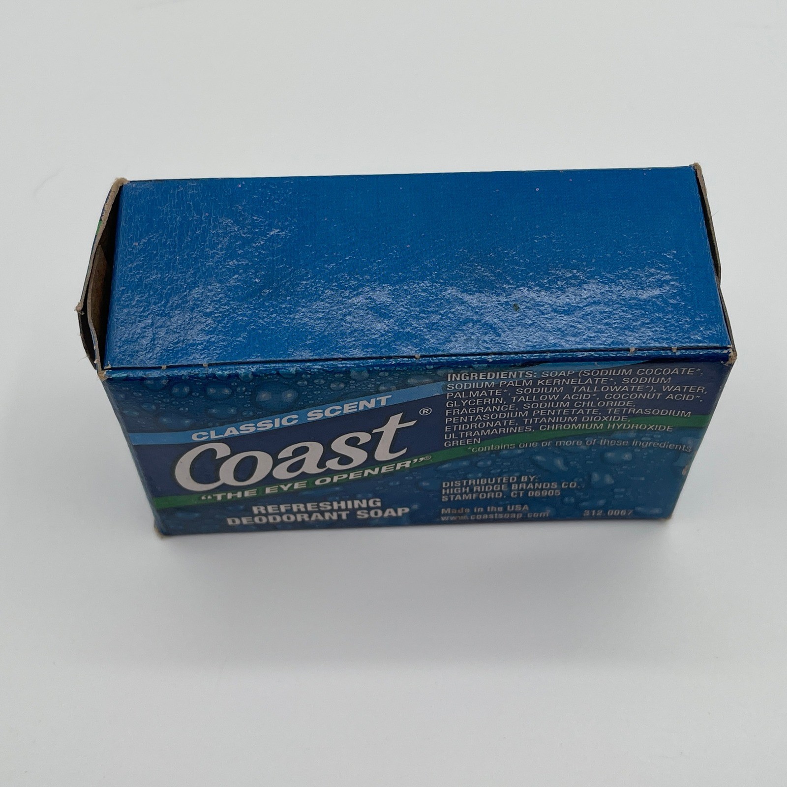 Coast Classic Scent Refreshing Deodorant Soap Bar 4 oz The Eye Opener NEW