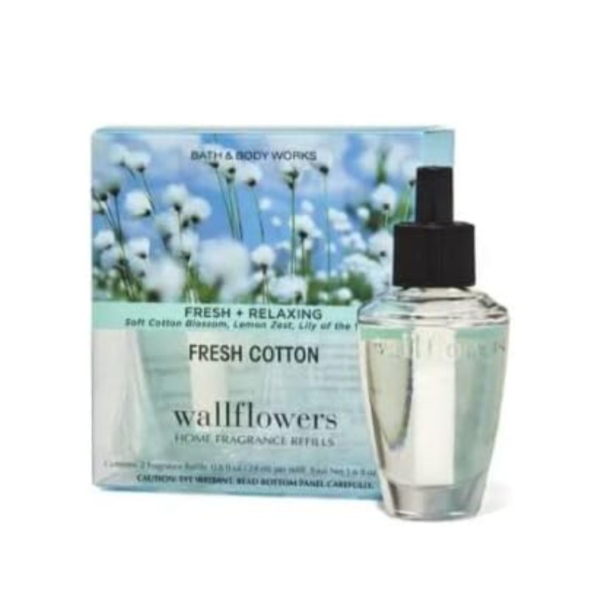 Bath and Body Works FRESH COTTON Wallflowers X2