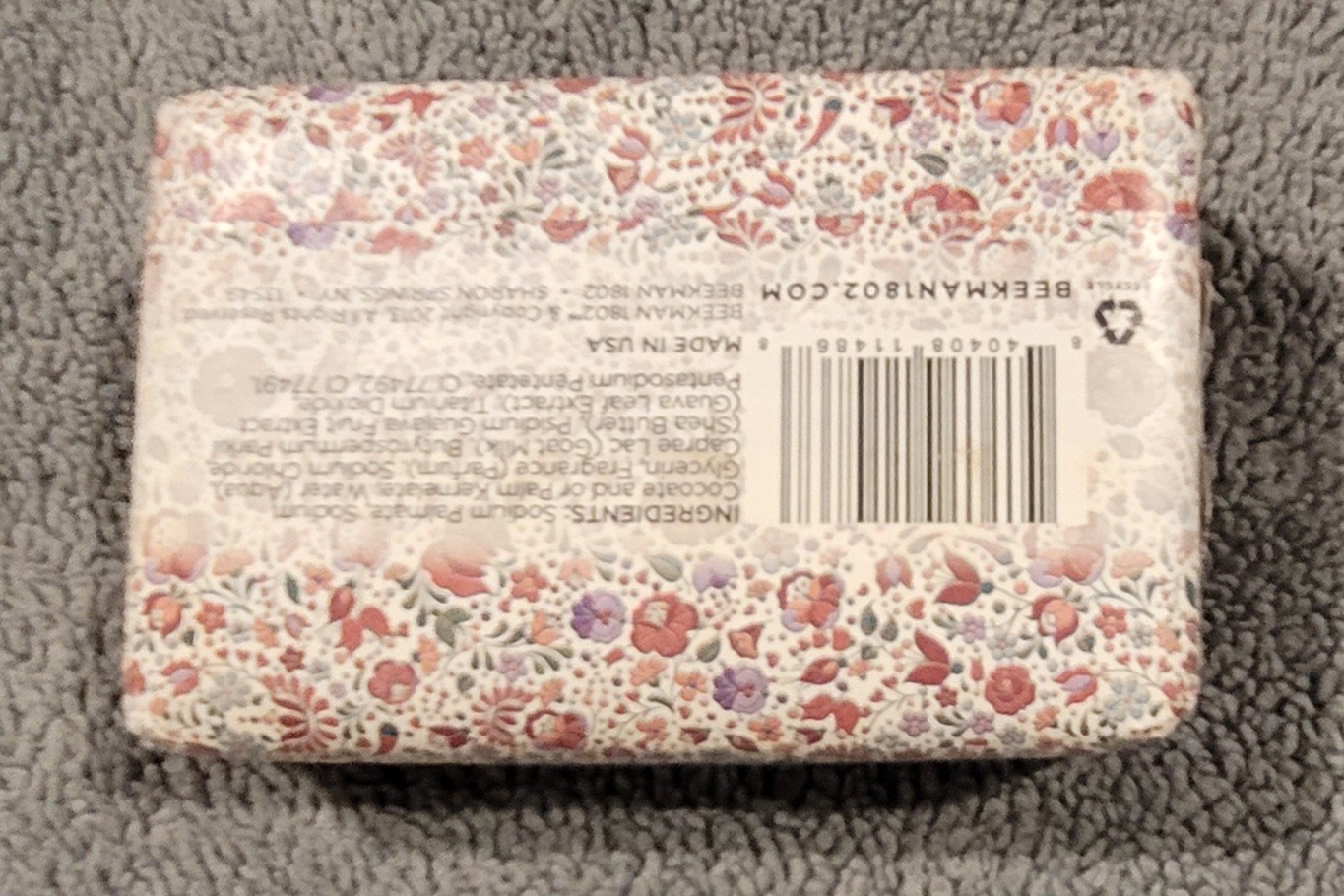 NEW Beekman Goat Milk Soap 1802 Honeyed Grapefruit 3.5oz Bar Sealed