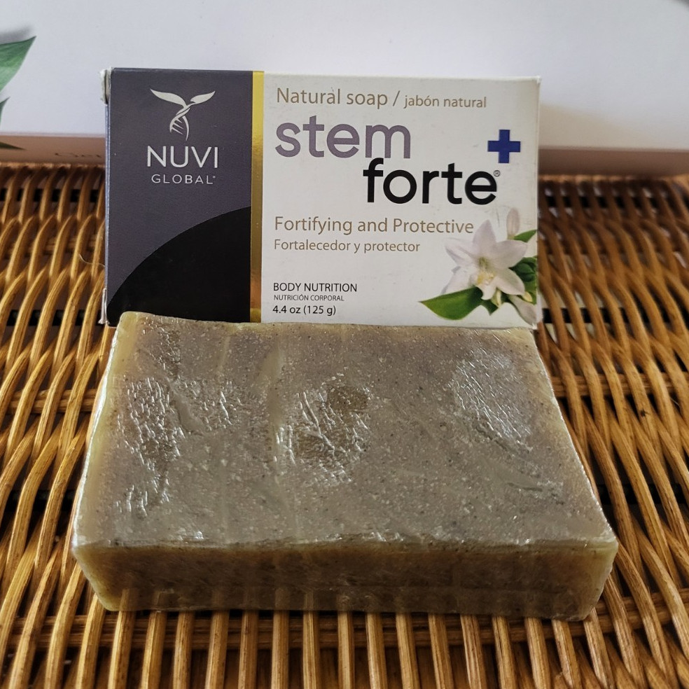 Nuvi Global Stem Forte Natural Soap Bar Pine Scent 4.4 oz Paraben-Free