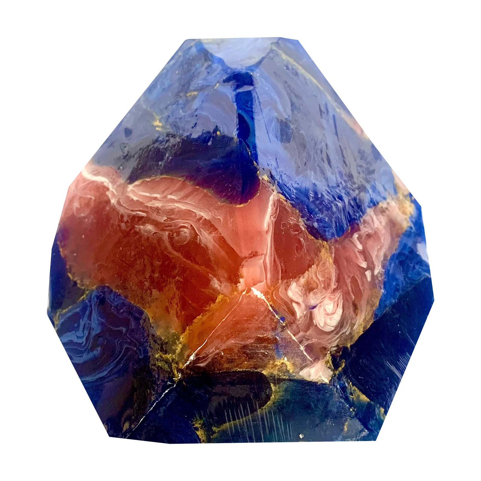 T.S. Pink SoapRocks Jewel Collection – Rhodochrosite in Lapis Lazuli