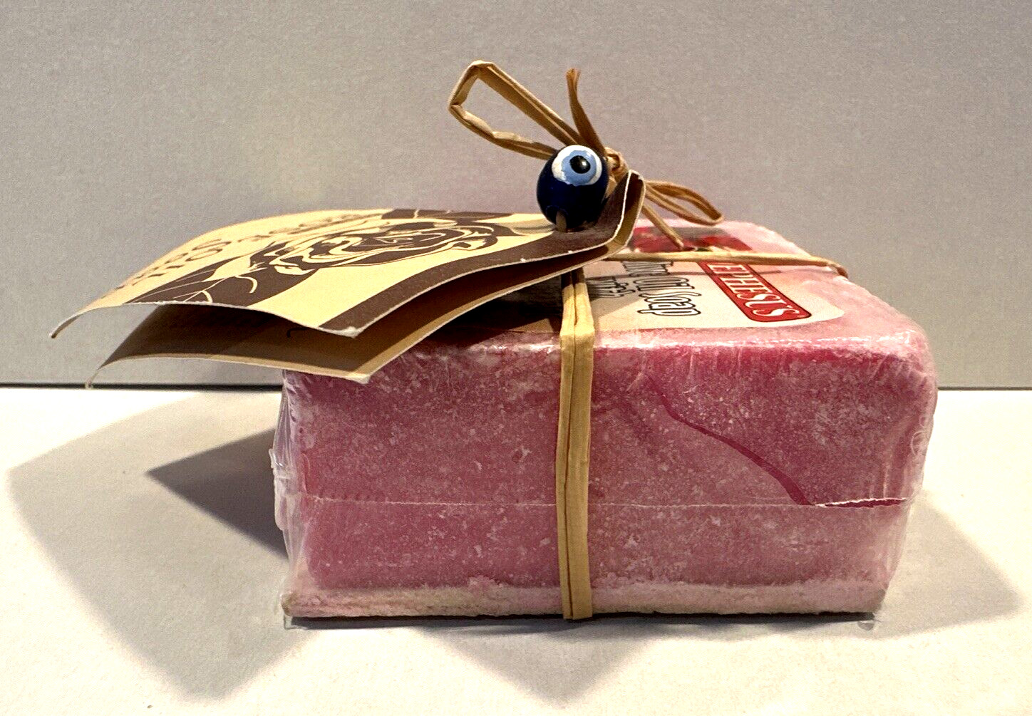 Ephesus Olive Oil Soap 4 oz. Hand Made With Rose Extract Oil From Aegean Region