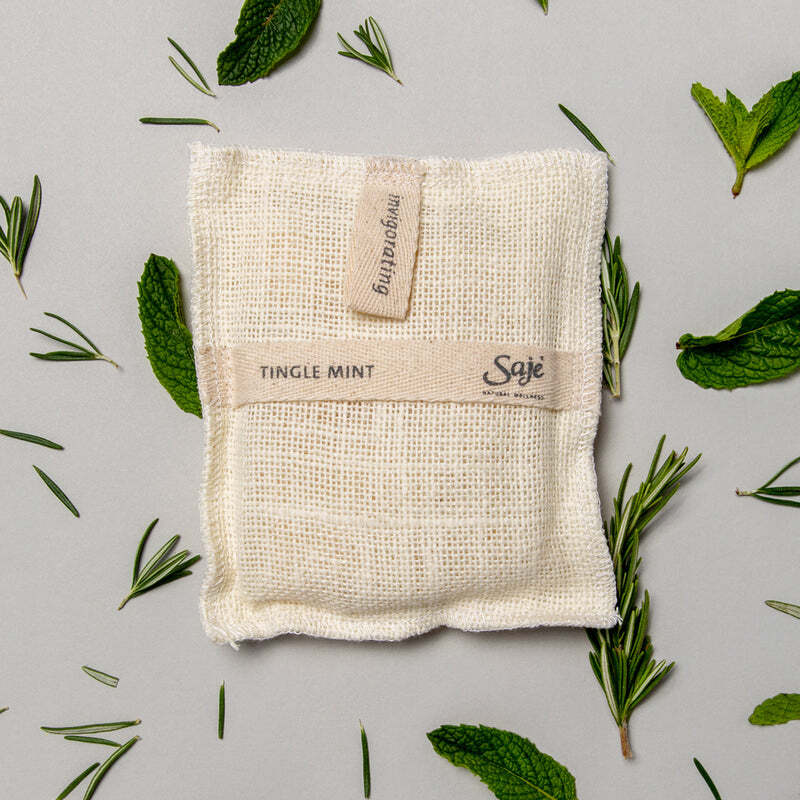 Saje Jute & Joy Tingle Mint Soap-Filled Wash Pad – FROM CANADA