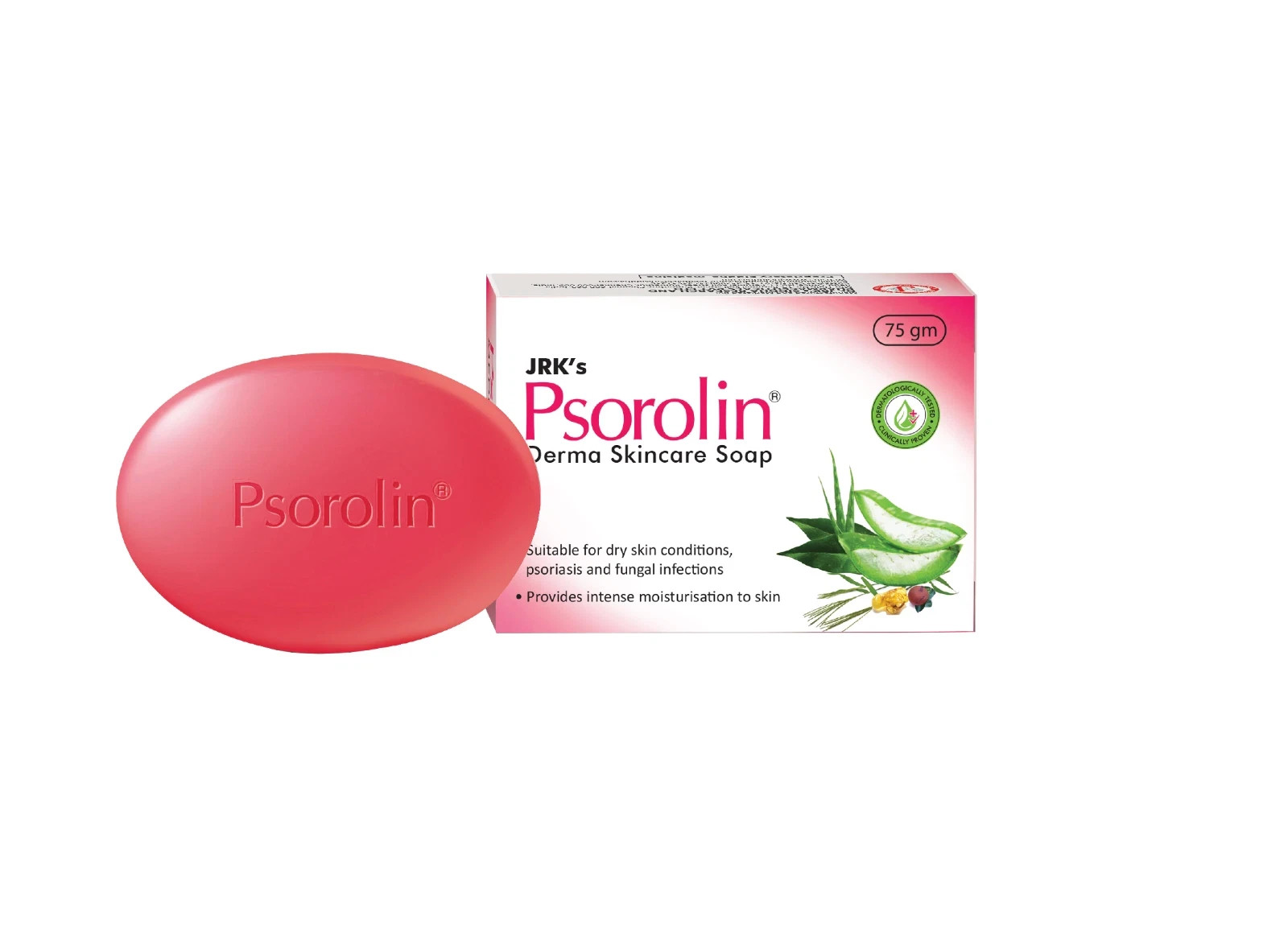 (Pack of 3) Dr.Jrk Psorolin Soap (75gm Each) (3 x 75gm)