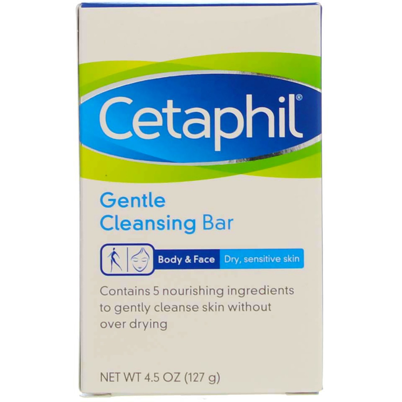 Cetaphil Gentle Cleansing Bar, 4.5 oz