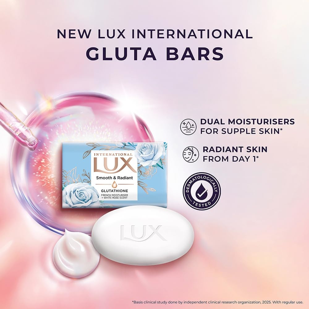 LUX International Creamy perfection Soap Bar, Smooth Fragnant Skin -75 Gram