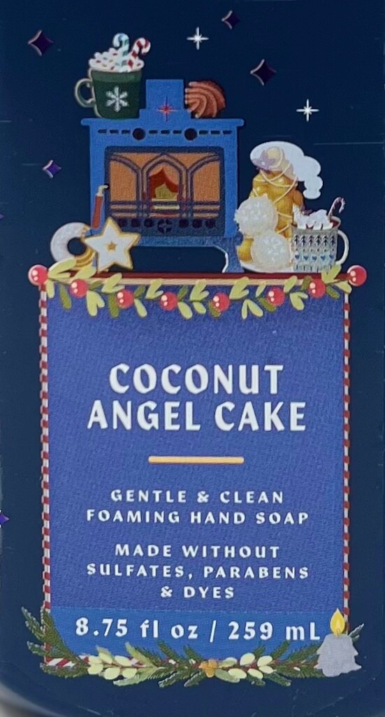1 BATH & BODY WORKS COCONUT ANGEL CAKE GENTLE CLEAN FOAMING HAND SOAP WASH PUMP