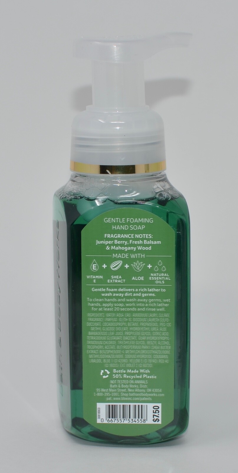 1 BATH & BODY WORKS MAHOGANY BALSAM GENTLE FOAMING HAND SOAP WASH ESSENTIAL OILS