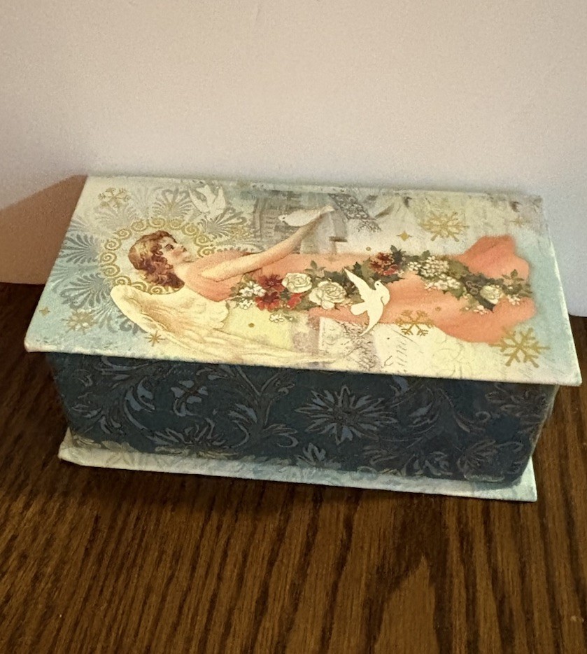 Punch Studio Triple Milled Almond Soap / Music Box-Joy to the World ANGEL