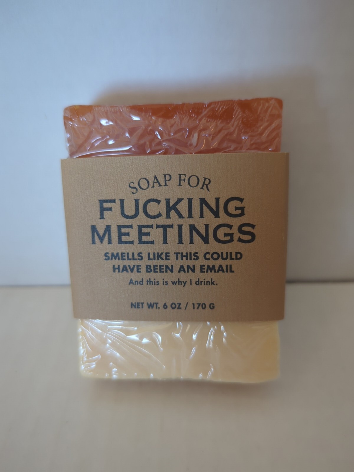 Whiskey River Soap Company – Vegan Novelty “Soap For F#$_ing Meetings”