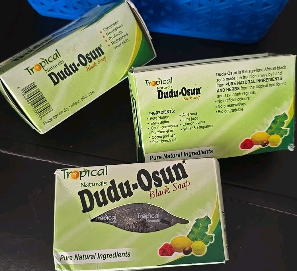 Tropical Naturals Dudu-Osun BLACK SOAP 150 Gram Soap Pure Natural Ingredients