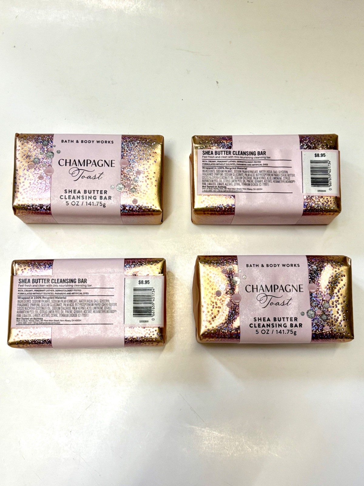 2 Pack Bath & Body Works Shea Butter Cleansing Soap Bar 5oz. 2soaps=$17
