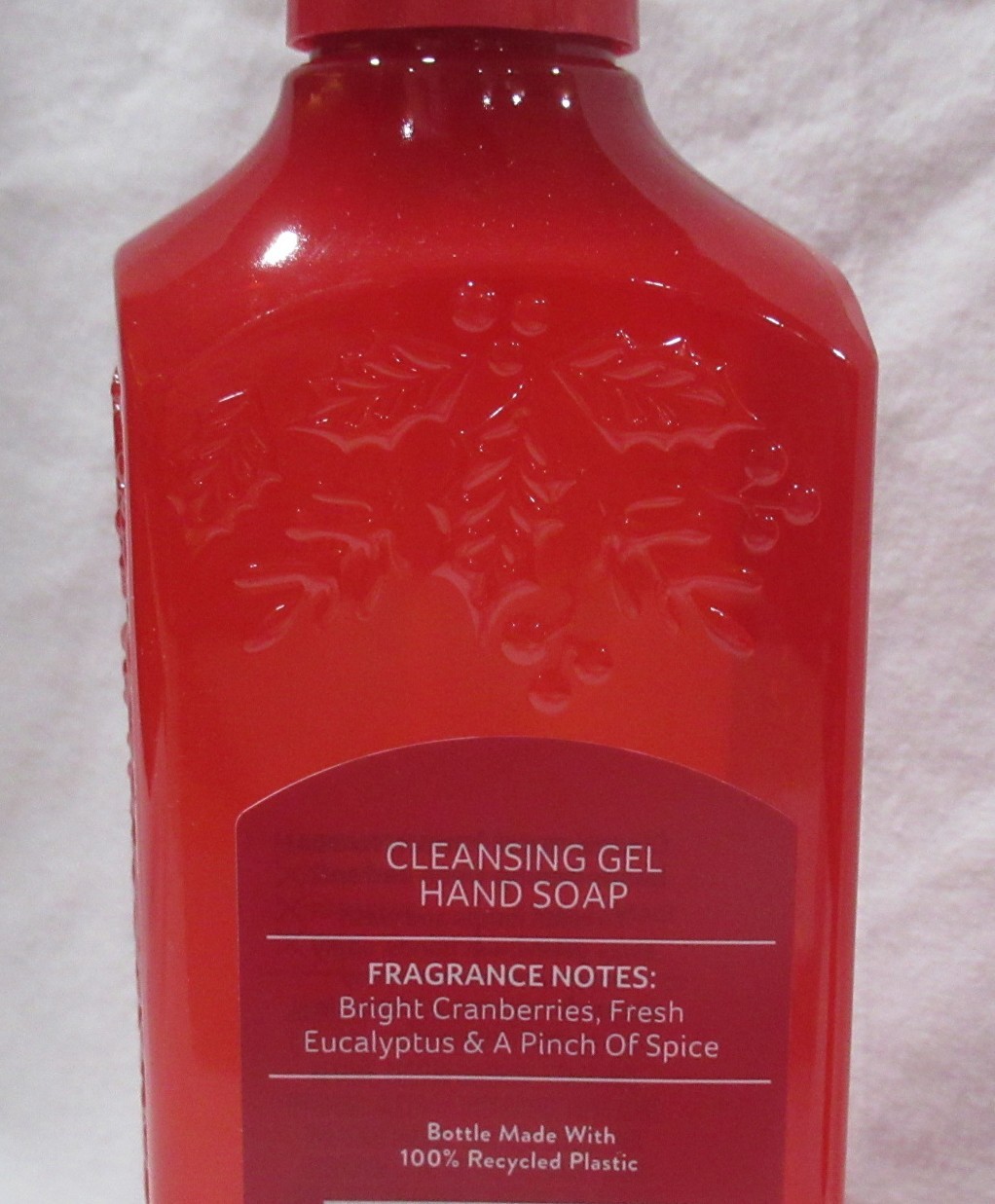 Bath & Body Works Cleansing Gel Hand Soap Lot Set of 2 CRANBERRY & EUCALYPTUS