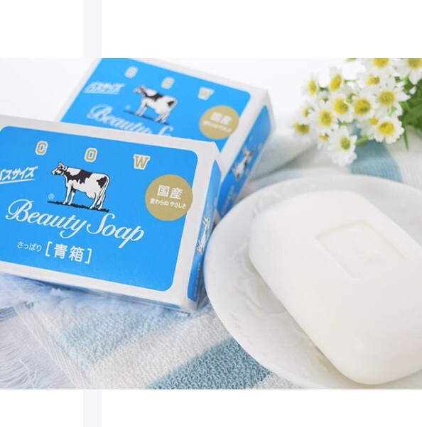 COW BRAND Soap Blue Box 85g 6pieces ( only shipped to USA）