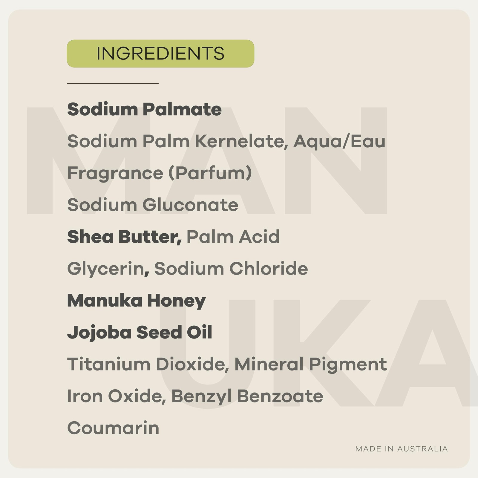 , 6.6 OZ, Manuka Honey and Jojoba Oil, Triple Milled Bars made with a Natural…
