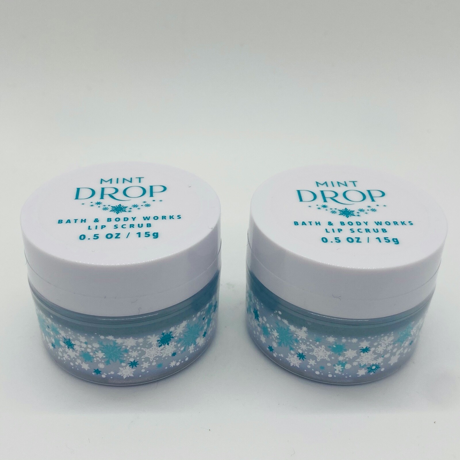 2-Pack Bath & Body Works MINT DROP Lip Scrub 0.5 oz/15 g Each NEW