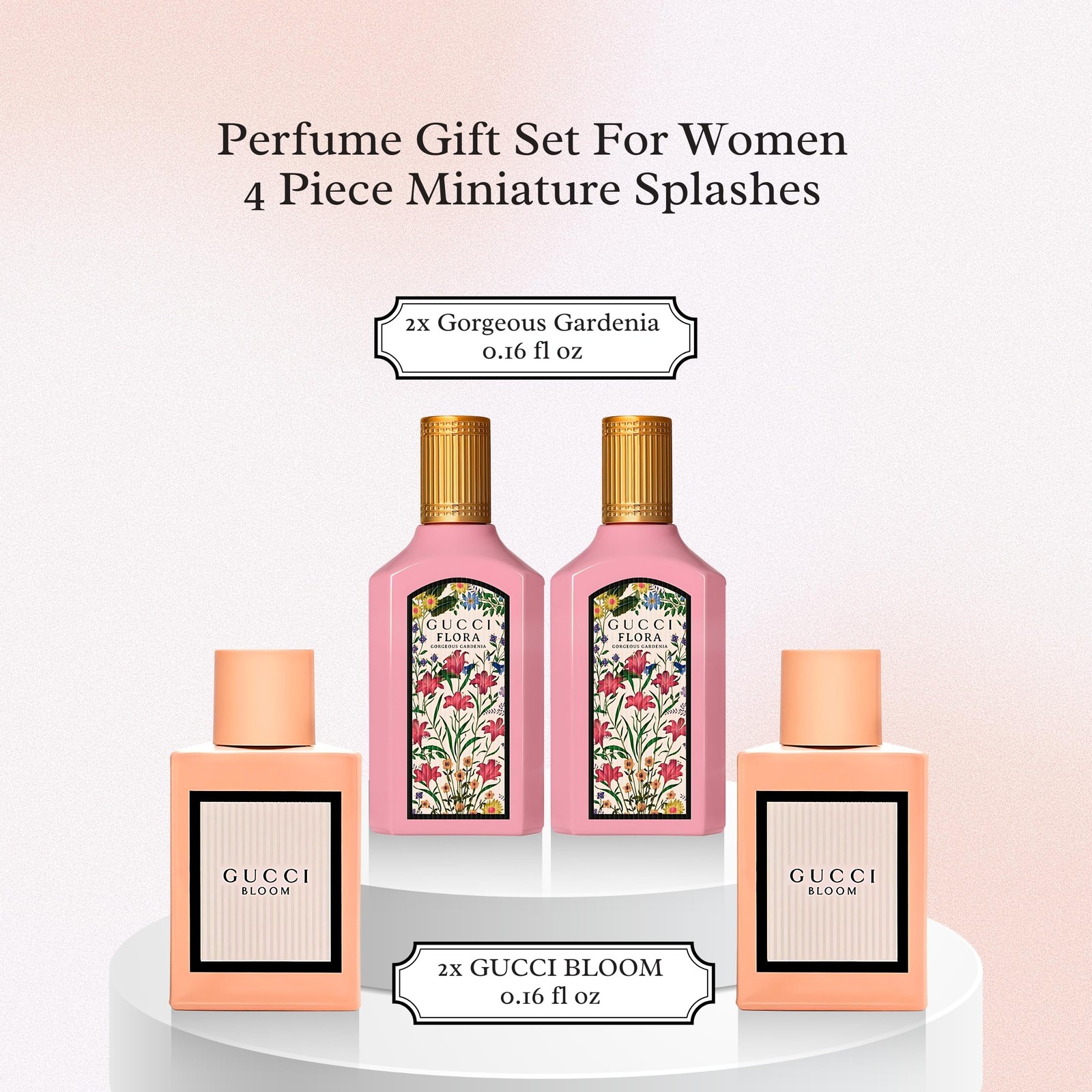 Gucci Women’s Perfume Variety Fragrance Travel Splash Gift Set