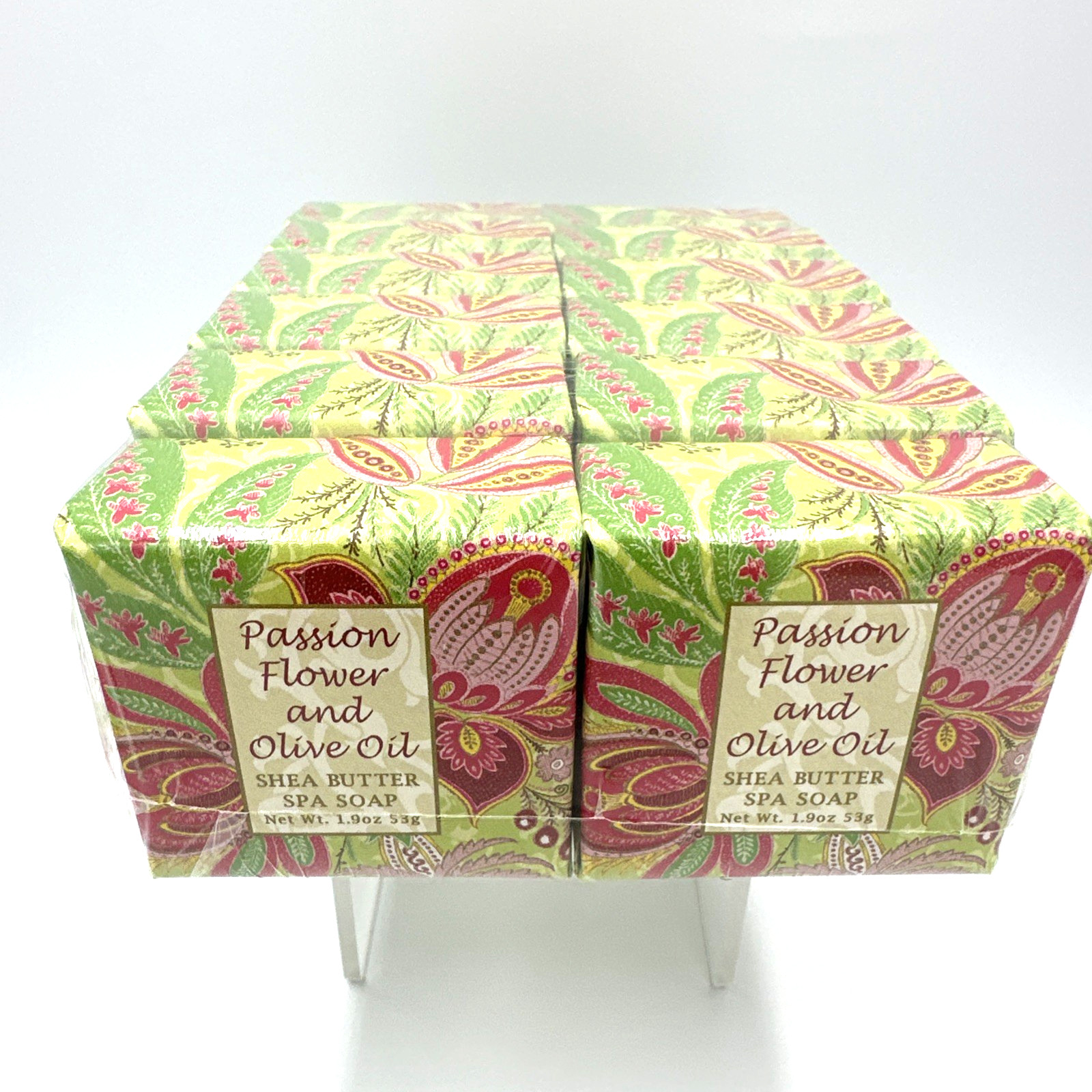 Greenwich Bay Passion Flower And Olive Oil Butter Soap Lot Of 12 Bars/1.9oz Each