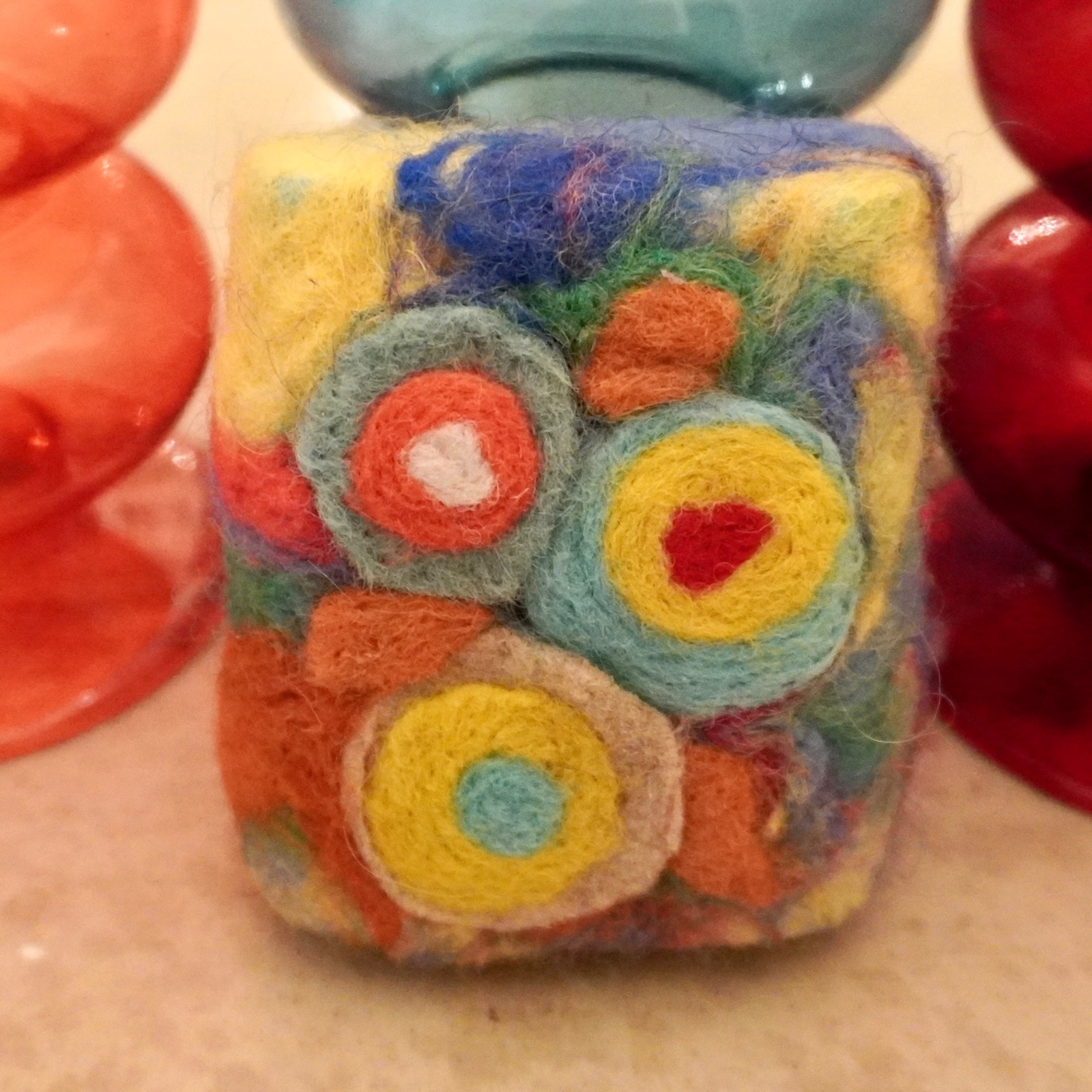Artisan Felted Amish Farm Soap Wool from Iceland Natural Handmade Small Batch
