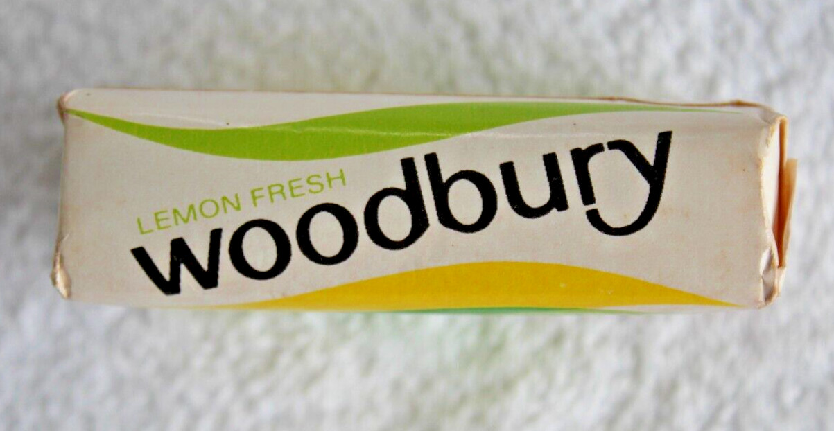 Vintage Woodbury Lemon Fresh Beauty Mild Bar Soap 3oz Unopened