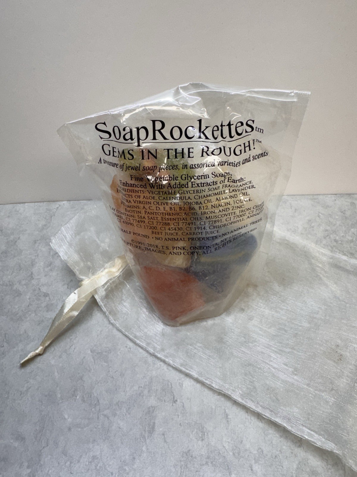 Soap Rocks – SoapRockettes TS Pink Variety – Gems in the Rough – 8oz bag