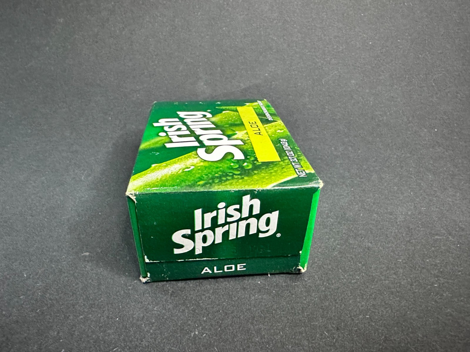 New Old Stock Irish Spring Deodorant Bar Soap Bath Size Aloe 3.75 oz Single Bar