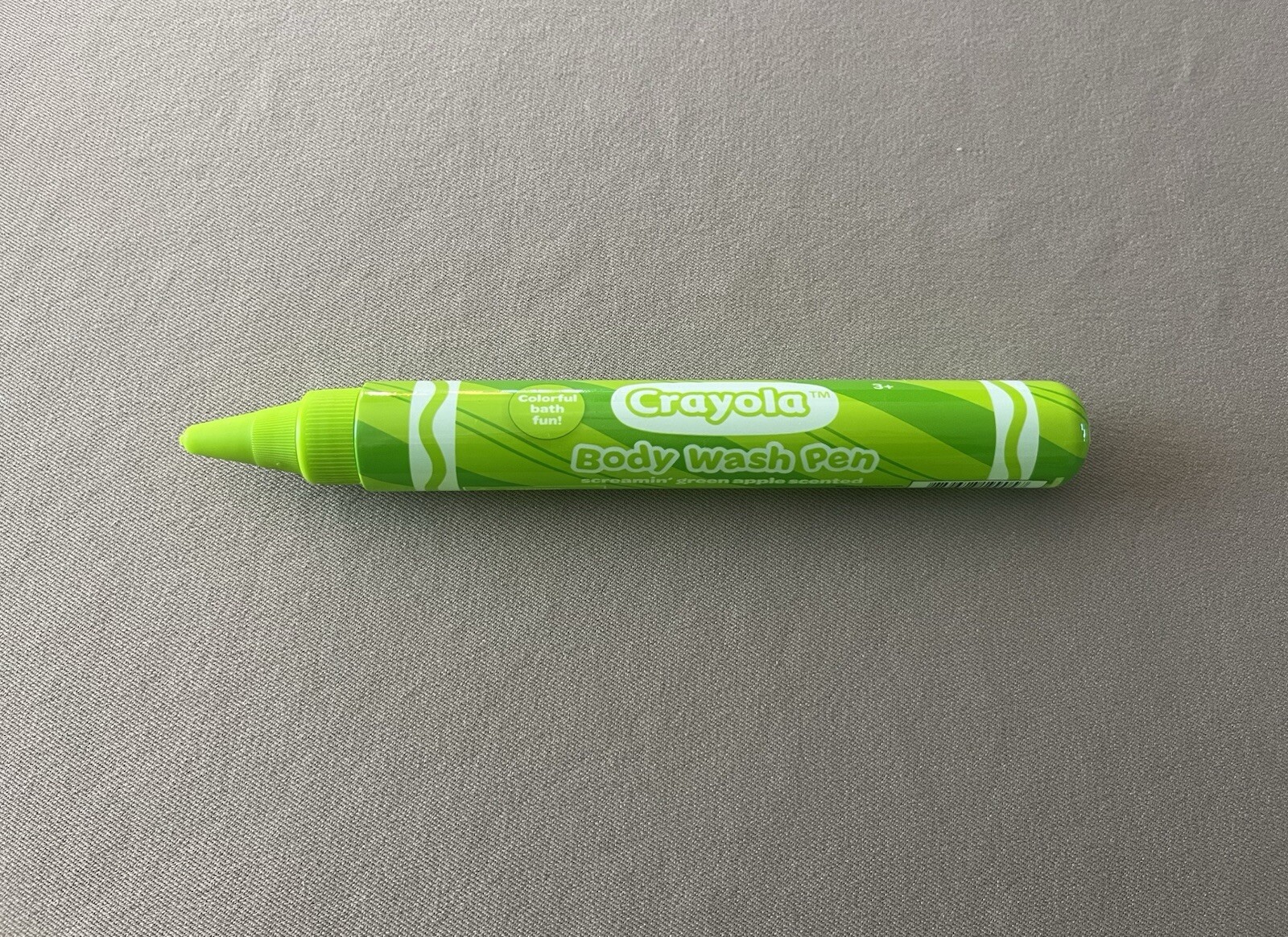 1.9 Oz Crayola Bathtub Body Wash Pen In Screamin’ Green Apple, For Ages 3+, New!