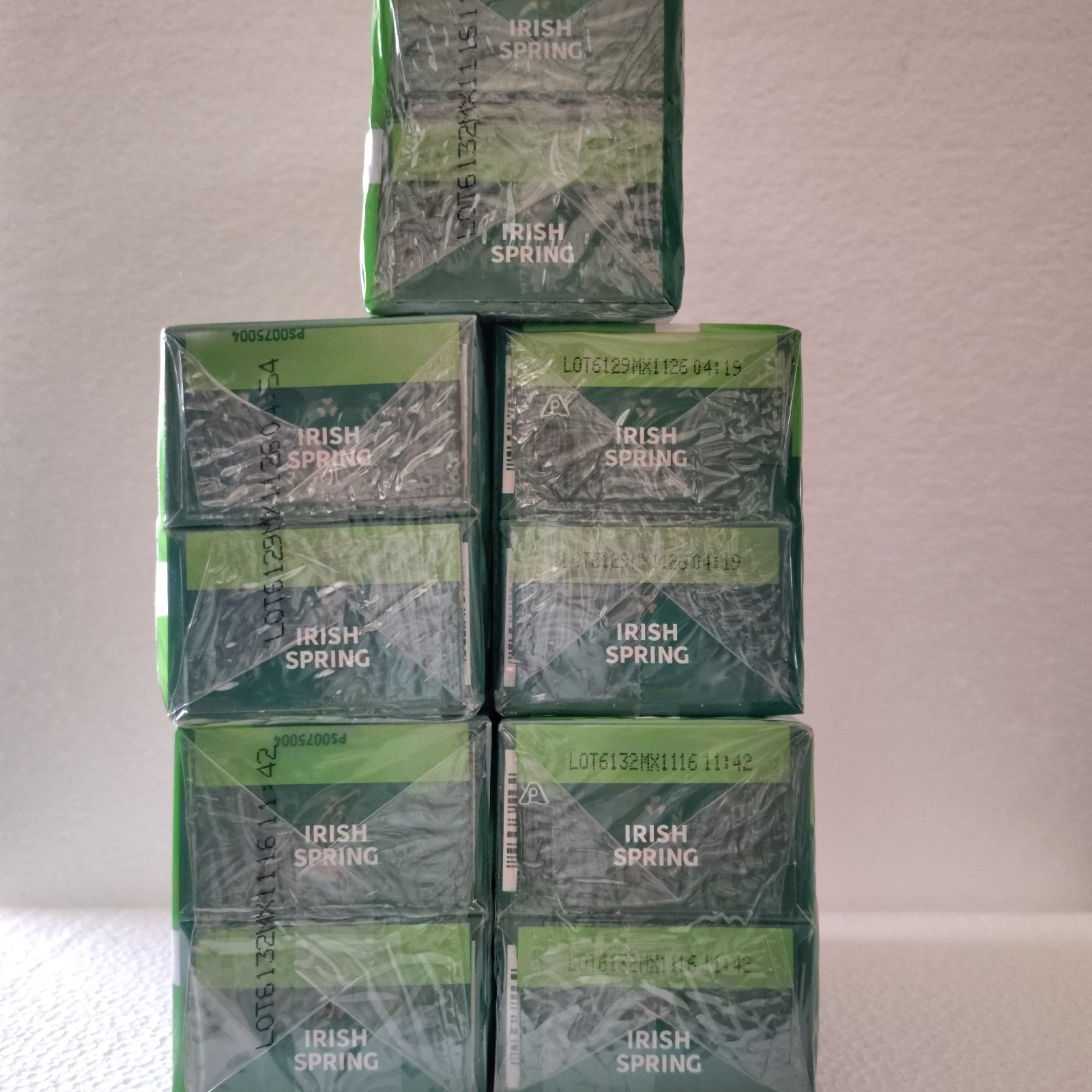 Lot Of 5 Packs Irish Spring Classic Original Clean Bar Soap 10 Bars 3.2 Oz Each