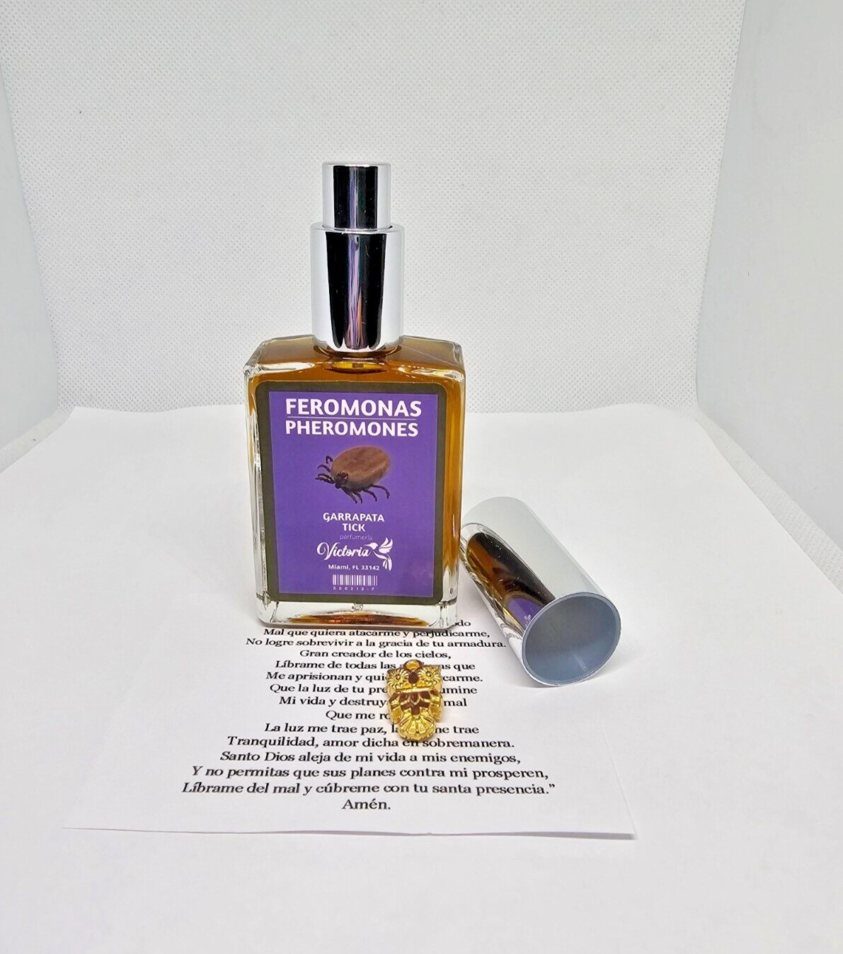 GARRAPATA PERFUME FEROMONAS / TICK PERFUME ATRAE AL SEXO OPUESTO AMOR 1PC