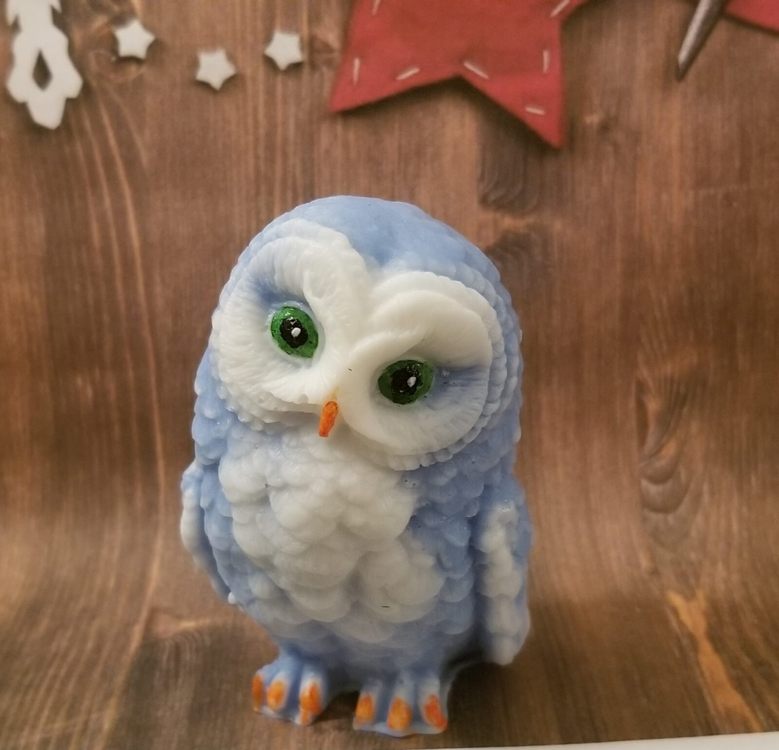 Handmade “Owl” Shaped ORGANIC SOAP. Various Colors And Scents Available