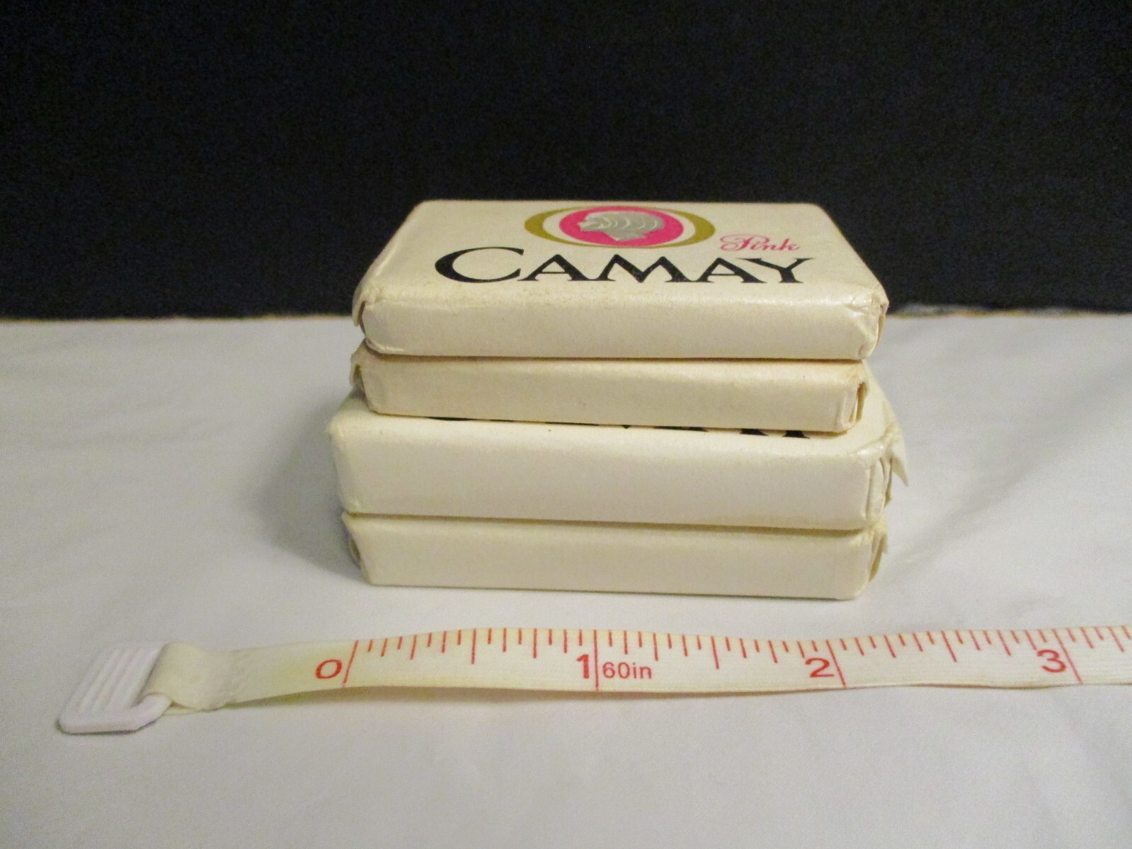Lot 4 Bars Camay Hotel Travel Size Soaps 2 1 Oz, 2 .5 Oz NOS Unopened Vintage