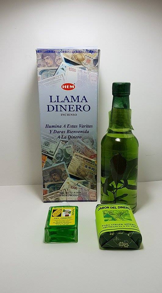 DESPOJO KIT COMPLETO BAÑO PARA ATRAER EL DINERO Y SUERTE INSTRUCCIONES INCLUDASI