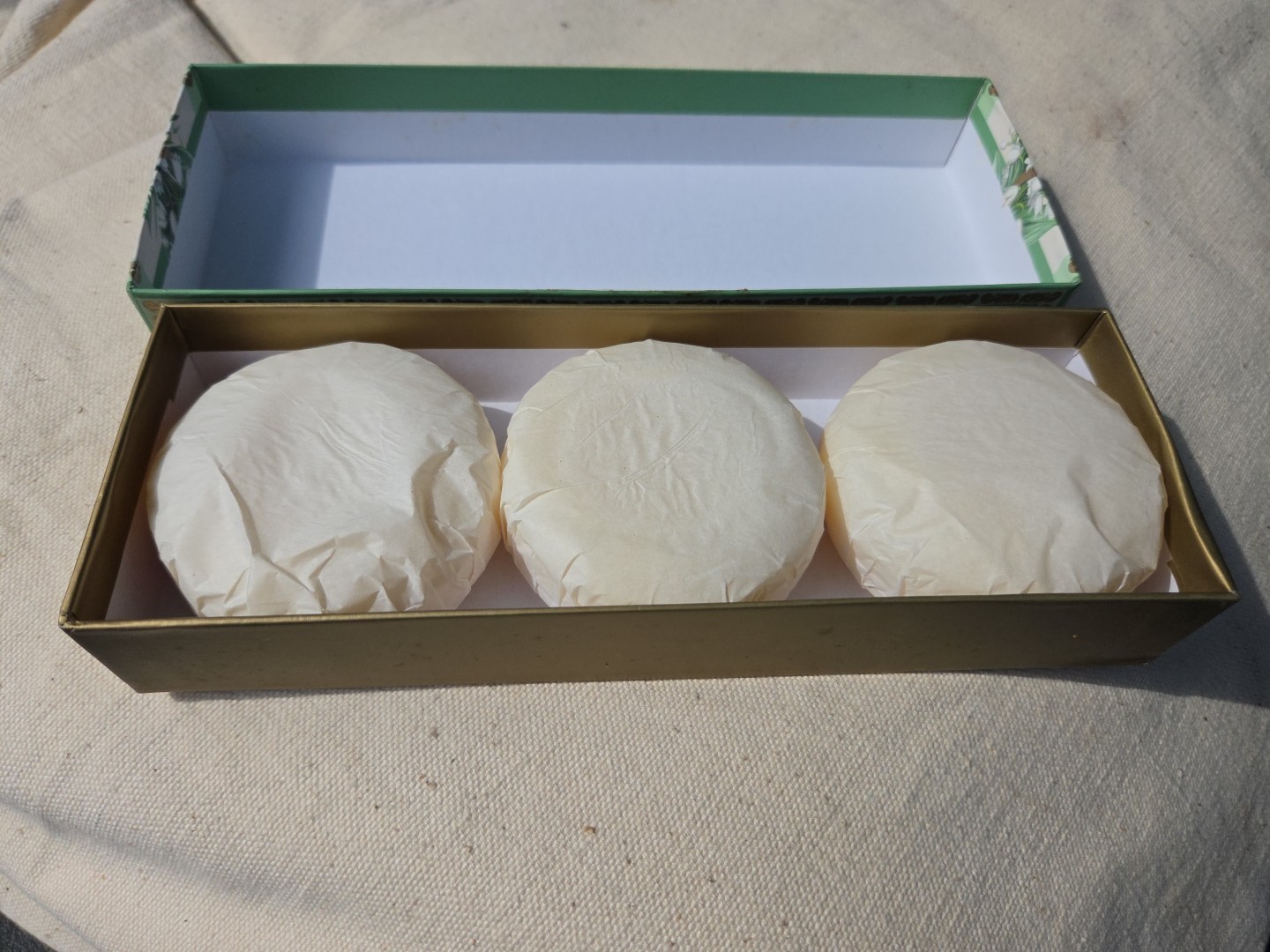 New 3 Lily Of Valley Florentine 100g Soaps Made in Italy In Box 3.5 Oz