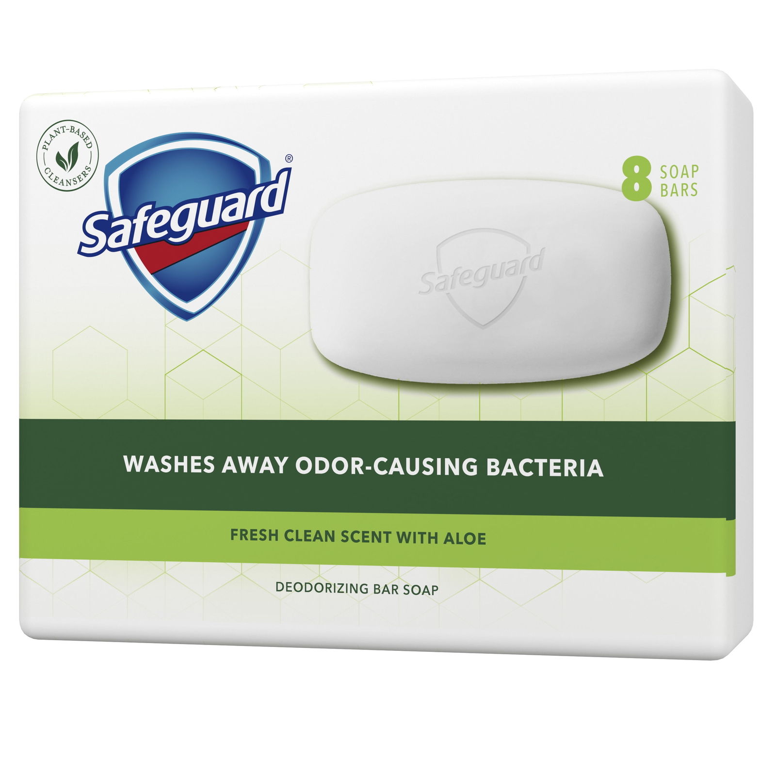 Bar Soap Fresh Clean Scent with Aloe, 4Oz (8 Count)