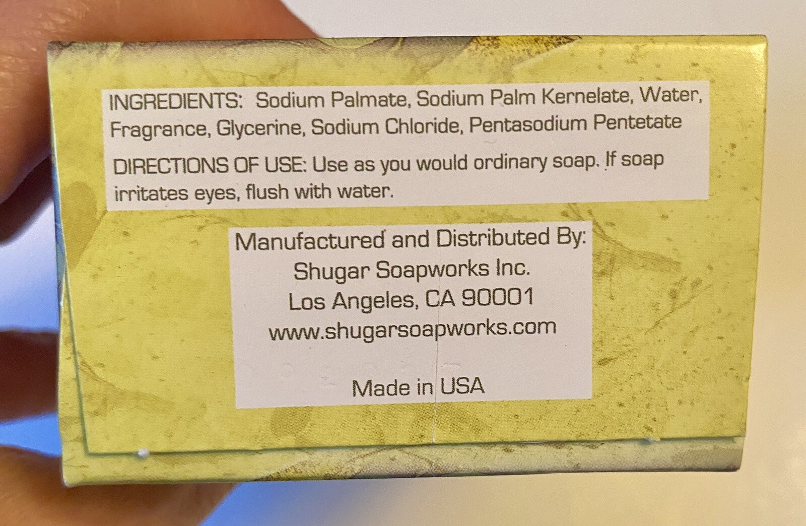VENEZIA SOAPWORKS VEGAN PURE VEGETABLE SOAP LEMON VERBENA 7oz. NEW IN BOX! USA