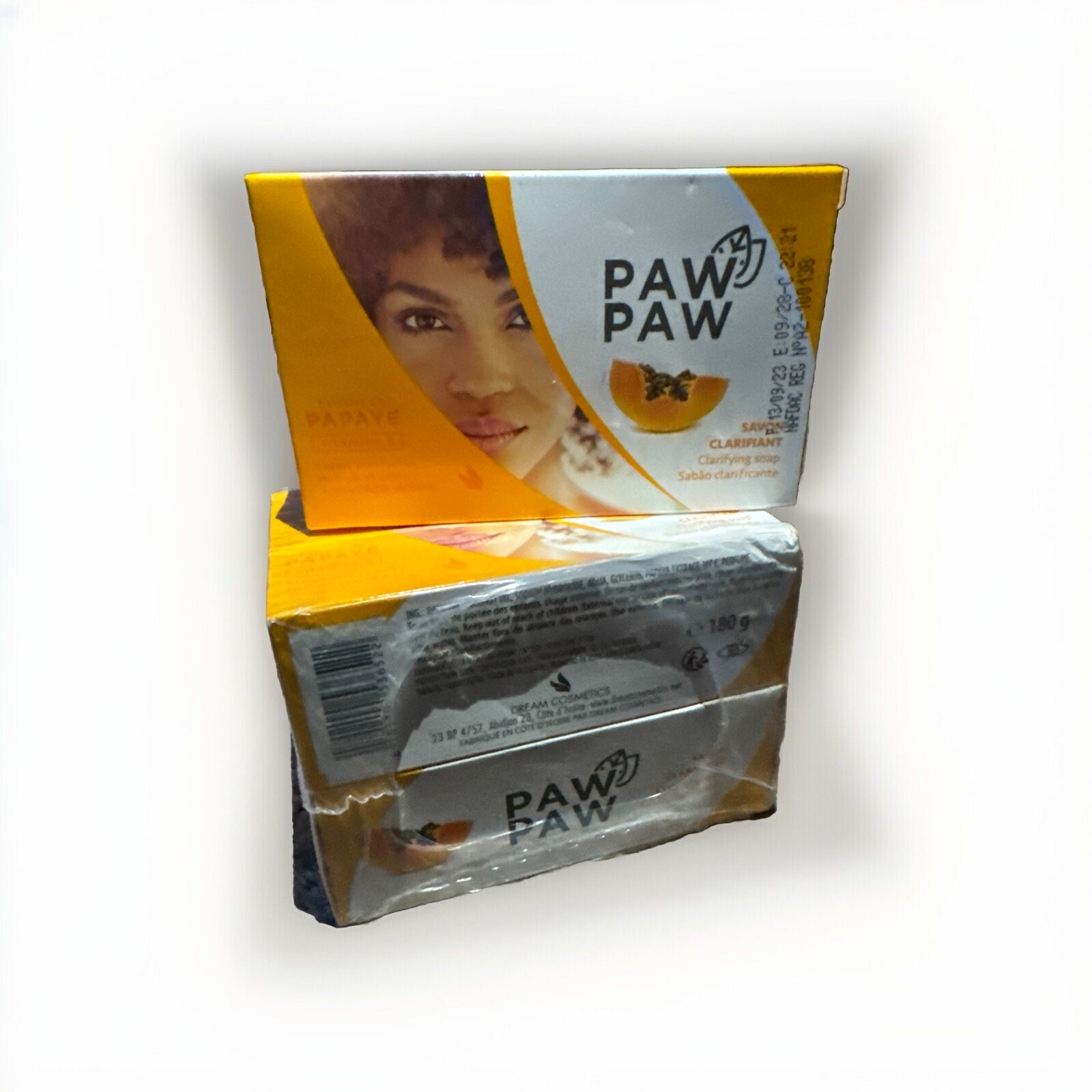 Paw Paw Clarifying 3 Pack Soap with Vitamin E & Papaya Extracts – 180g